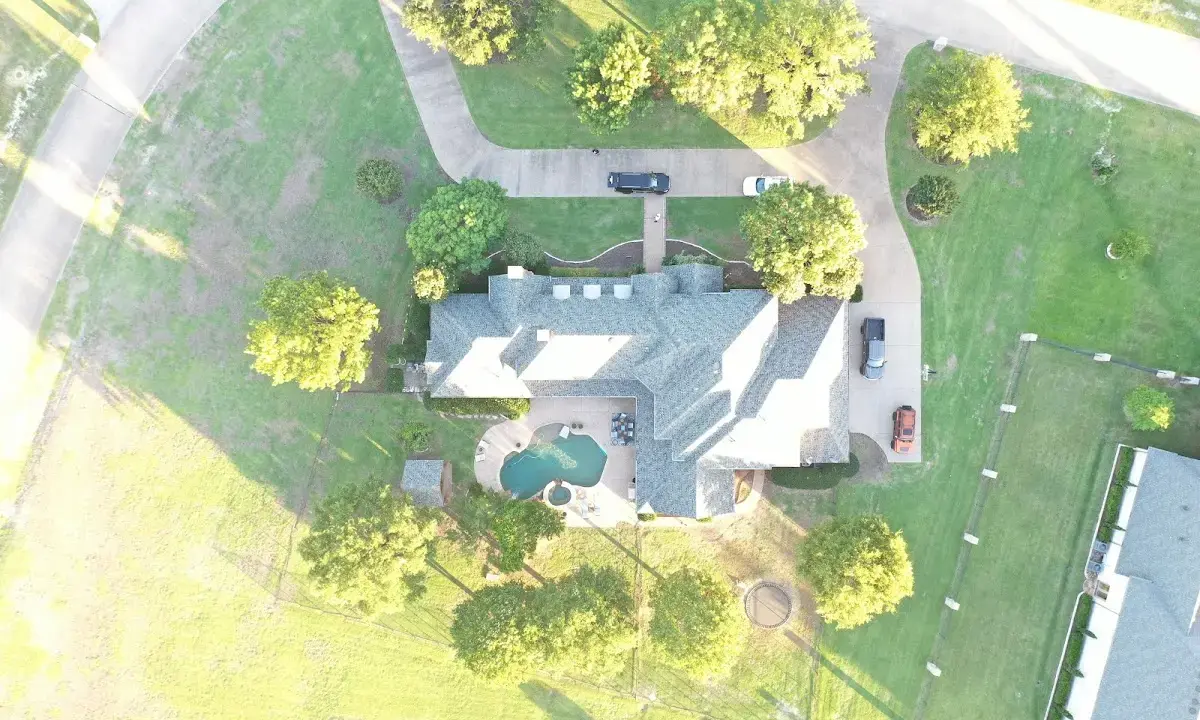 New shingle roof installation on a home in Tyrone